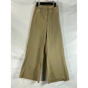 TOMORROW Women's Camel Ellen Wide-Leg High-Rise Pant SZ 25